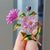 Simple Style Pin Flower Alloy Enamel Plating Women's Brooches