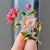 Simple Style Pin Flower Alloy Enamel Plating Women's Brooches