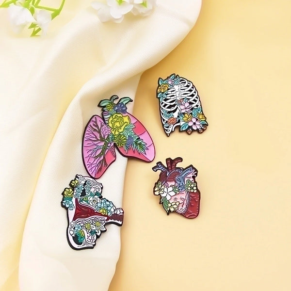 Simple Style Pin Flower Alloy Enamel Unisex Brooches