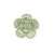 Simple Style Pin Flower Alloy Plating Inlay Artificial Gemstones Women's Brooches