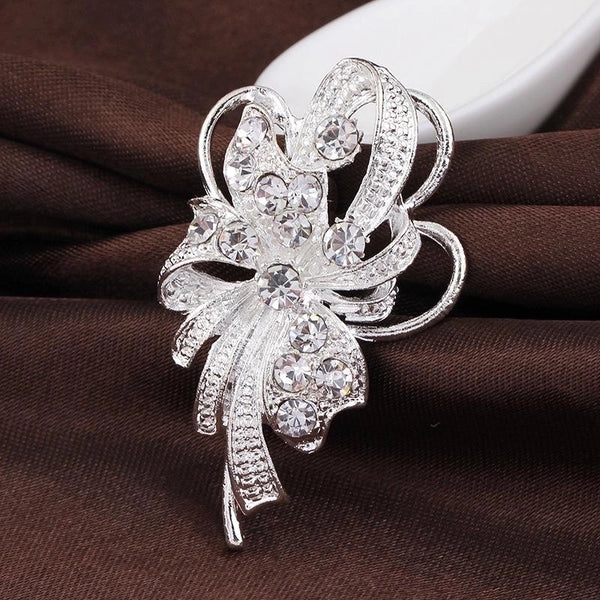 Simple Style Pin Flower Alloy Plating Women'S Brooches