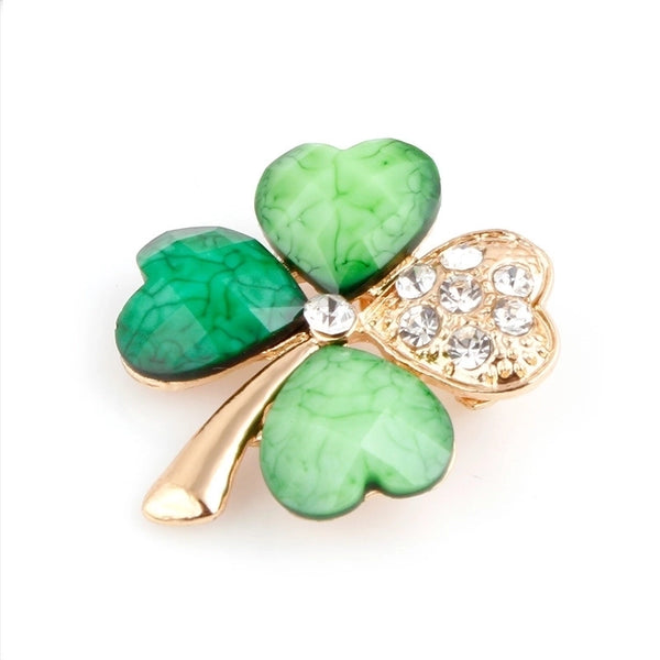 Simple Style Pin Flower Alloy Rhinestone Artificial Gemstones Women's Brooches