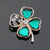 Simple Style Pin Flower Alloy Rhinestone Artificial Gemstones Women's Brooches