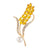 Simple Style Pin Flower Artificial Crystal Inlay Zircon Women's Brooches