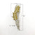 Simple Style Pin Grain Alloy Plating Inlay Rhinestones Pearl Women'S Brooches 1 Piece