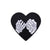 Simple Style Pin Heart Shape Alloy Plating Unisex Brooches