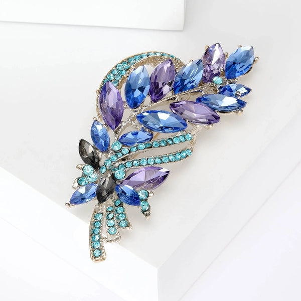 Simple Style Pin Leaf Alloy Women's Brooches