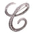 Simple Style Pin Letter Alloy Inlay Rhinestones Unisex Brooches