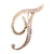 Simple Style Pin Letter Alloy Inlay Rhinestones Unisex Brooches