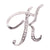 Simple Style Pin Letter Alloy Inlay Rhinestones Unisex Brooches