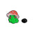 Simple Style Pin Mushroom Frog Alloy Enamel Unisex Brooches