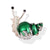 Simple Style Pin Snails Alloy Enamel Plating Inlay Rhinestones Unisex Brooches