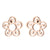 Simple Style Plant Stainless Steel Plating Ear Studs 1 Pair