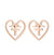 Simple Style Plant Stainless Steel Plating Ear Studs 1 Pair