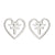 Simple Style Plant Stainless Steel Plating Ear Studs 1 Pair