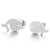 Simple Style Plating Alloy No Inlaid Earrings Ear Studs