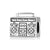 Simple Style Radio Camera Notes Sterling Silver Jewelry Accessories