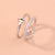 Simple Style Rainbow Zircon Adjustable Opening Ladies Copper Ring