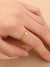 Simple Style Rainbow Zircon Adjustable Opening Ladies Copper Ring