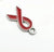 Simple Style Ribbon Alloy Enamel Plating Silver Plated Jewelry Accessories