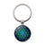 Simple Style Round Alloy Glass Women's Bag Pendant Keychain