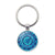 Simple Style Round Alloy Glass Women's Bag Pendant Keychain