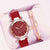 Simple Style Round Buckle Quartz Women's Watches