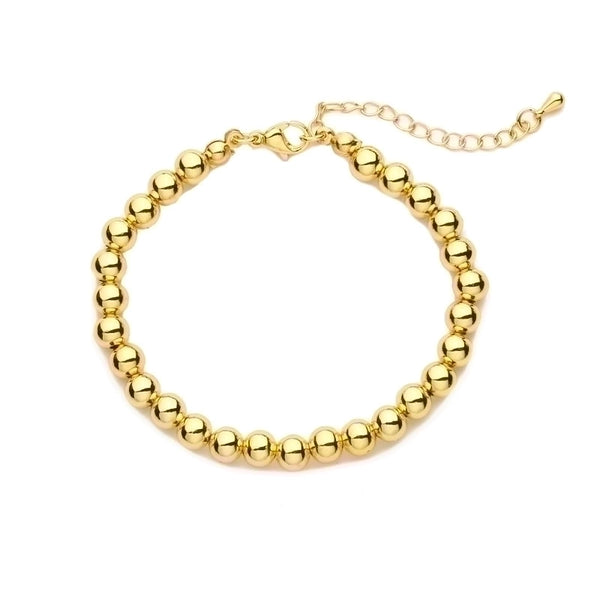 Minimalist Round Copper Gold Plated Bracelets In Bulk