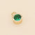 Simple Style Round Copper Plating Inlay Zircon Charms Jewelry Accessories