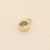 Minimalist Round Copper Plating Inlay Zircon Charms Jewelry Accessories