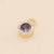 Simple Style Round Copper Plating Inlay Zircon Charms Jewelry Accessories