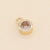 Simple Style Round Copper Plating Inlay Zircon Charms Jewelry Accessories