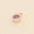 Simple Style Round Copper Plating Inlay Zircon Charms Jewelry Accessories