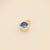 Simple Style Round Copper Plating Inlay Zircon Charms Jewelry Accessories