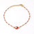 Simple Style Round Devil's Eye Stainless Steel Bracelets Enamel Plating Stainless Steel Bracelets