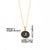 Simple Style Round Letter Stainless Steel Plating Inlay Shell Gold Plated Pendant Necklace