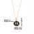 Simple Style Round Letter Stainless Steel Plating Inlay Shell Gold Plated Pendant Necklace