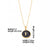 Simple Style Round Letter Stainless Steel Plating Inlay Shell Gold Plated Pendant Necklace