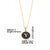 Simple Style Round Letter Stainless Steel Plating Inlay Shell Gold Plated Pendant Necklace