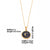 Simple Style Round Letter Stainless Steel Plating Inlay Shell Gold Plated Pendant Necklace