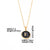 Simple Style Round Letter Stainless Steel Plating Inlay Shell Gold Plated Pendant Necklace