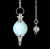 Simple Style Round Natural Stone Crystal Polishing Unisex Spirit Pendulum