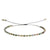 Simple Style Round Natural Stone Knitting Drawstring Bracelets