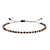 Simple Style Round Natural Stone Knitting Drawstring Bracelets