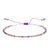 Simple Style Round Natural Stone Knitting Drawstring Bracelets