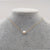 Simple Style Round Pearl Titanium Steel Necklace