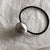 Simple Style Round Solid Color Alloy Plating Hair Tie