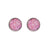 Simple Style Round Stainless Steel Gem Earrings Ear Studs