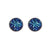 Simple Style Round Stainless Steel Gem Earrings Ear Studs