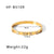 Simple Style Round Stainless Steel Inlay Zircon Bangle